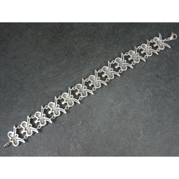 Mark Wasserman Samara Bracelet Sterling Silver 7 Inches Vintage - Picture 6 of 9